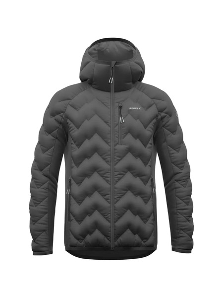  Redelk Hooded Quilted Jacket - Grey 