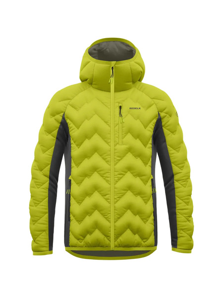  Redelk Quilted Hooded Jacket - Yellow 