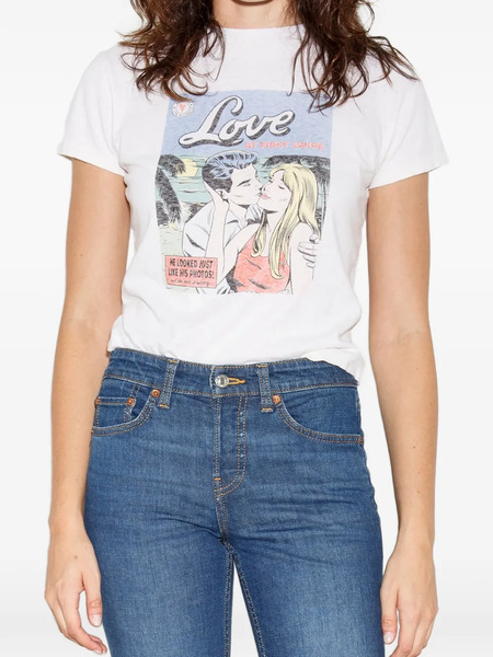  Re/done Graphic T-shirt - White 