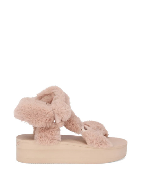  Red(v) Platform Sandals - Pink 
