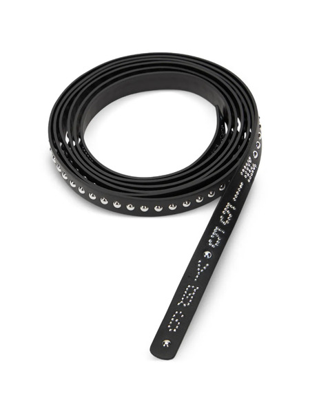  Red(v) Studded Belt - Black 
