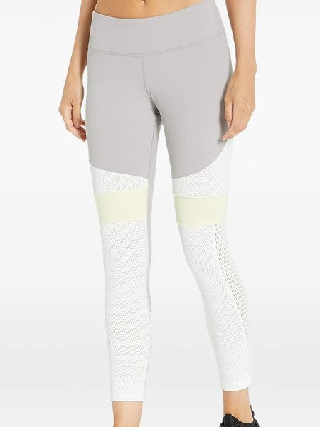  Reebok Colour-block Mesh Leggings - Grey 