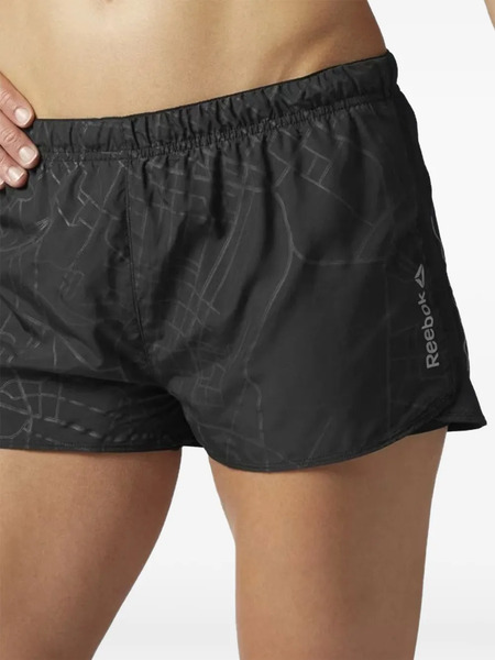  Reebok Elasticated-waistband Shorts - Black 