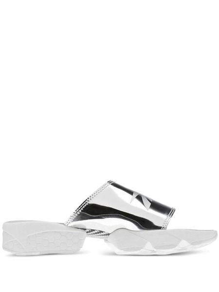  Reebok Fury Magic Hour Slides - Silver 