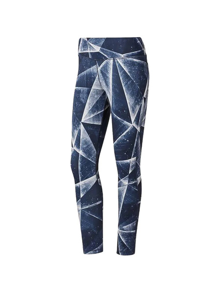  Reebok Geometric Print Leggings - Blue 