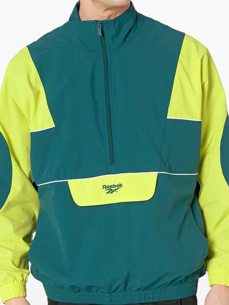  Reebok Half-zip Lightweight Jacket - Green 