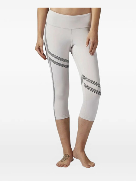  Reebok Linear Three-quarter Leggings - Grey 