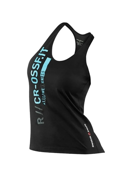  Reebok Logo-print Tank Top - Black 