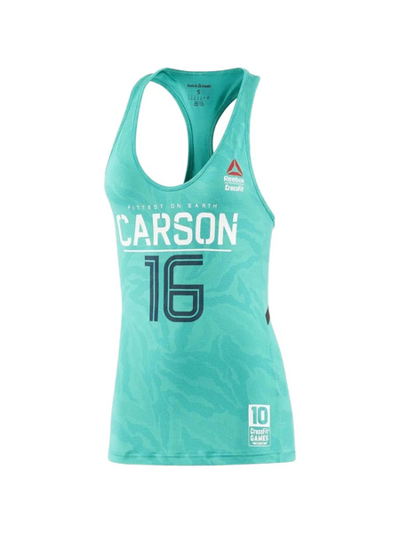  Reebok Printed Tank Top - Green 