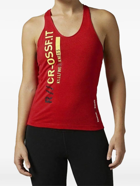  Reebok Rcf Crossfit Sleeveless Tank Top - Red 