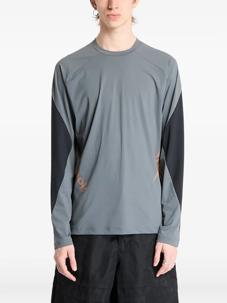  Reebok Uniform Long-sleeves Running Top - Grey 