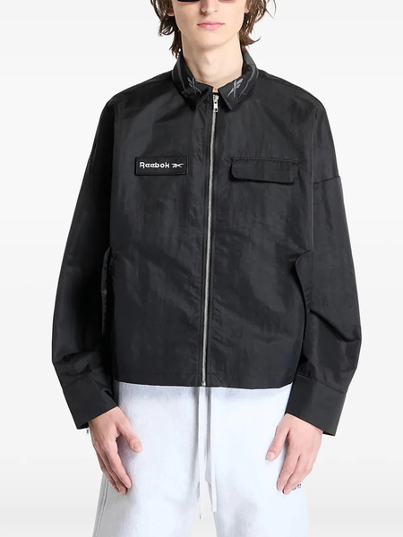  Reebok Uniform Zipped Shirt Jacket - Black 