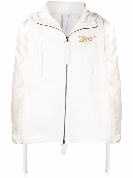  Reebok X Cottweiler Convertible Seersucker-weave Jacket - Neutrals 