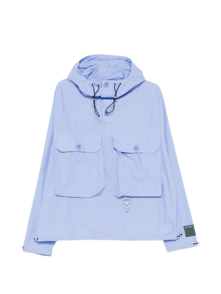  Reese Cooper Striped Hooded Jacket - Blue 