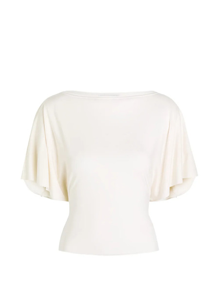  Reformation Avery Knitted Blouse - Neutrals 