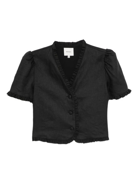  Reformation Bess Top - Black 