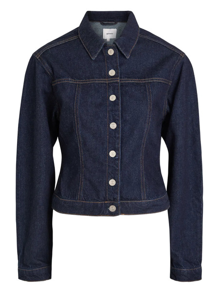  Reformation Button Fitted Jacket - Blue 
