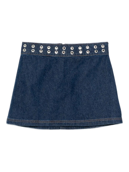  Reformation Jaylene Denim Skirt - Blue 