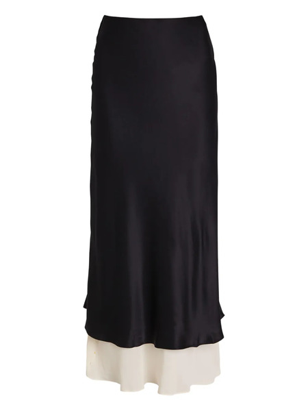  Reformation Layered Midi Skirt - Black 