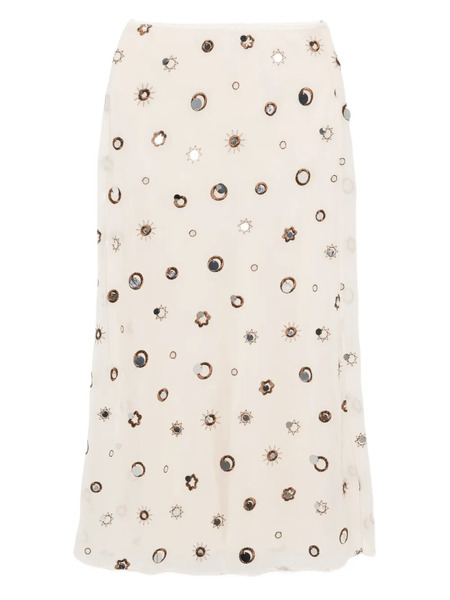  Reformation Layla Skirt - Neutrals 
