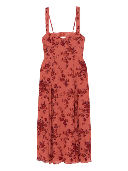  Reformation Lela Dress - Red 