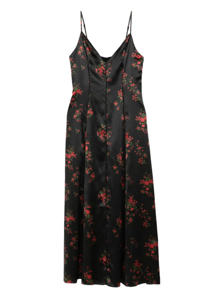  Reformation Lya Dress - Black 