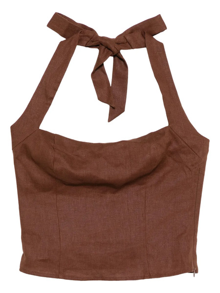  Reformation Malika Top - Brown 