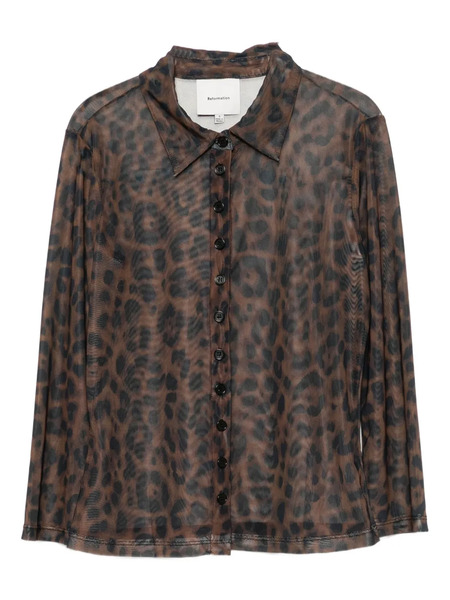  Reformation Margaret Top - Brown 