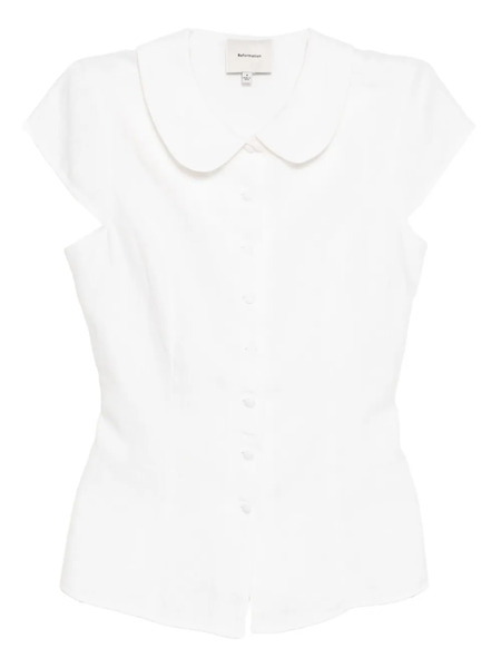  Reformation Molly Shirt - White 