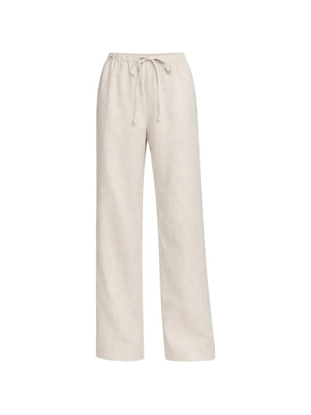  Reformation Olina Drawstring Trousers - Neutrals 