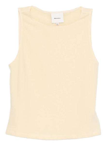  Reformation Pears Knit Top - Neutrals 