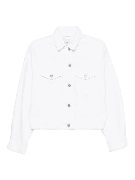  Reformation Rhodes Denim Jacket - White 