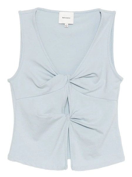  Reformation Tefi Knit Top - Blue 