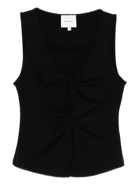  Reformation Tefi Top - Black 