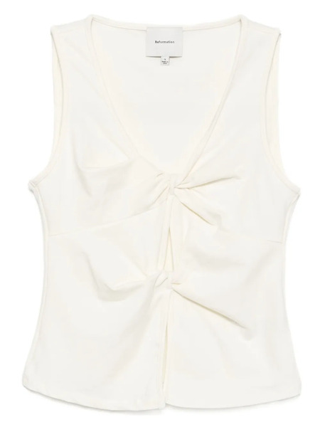  Reformation Tefi Top - White 