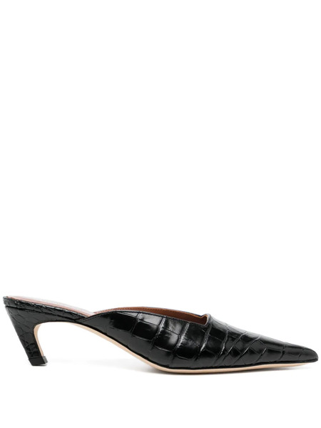  Rejina Pyo 60mm Mathilde Mules - Black 