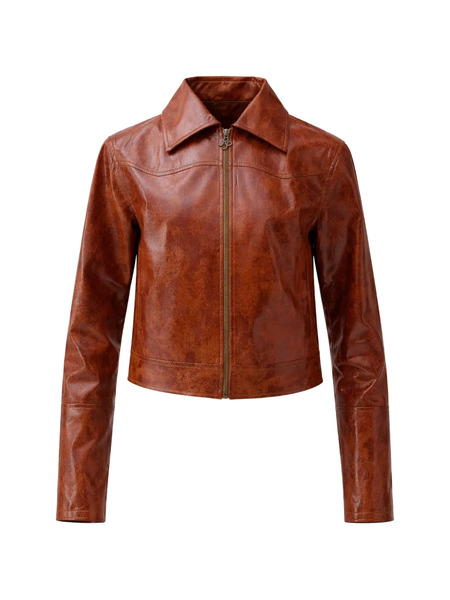  Rejina Pyo Rowan Faux-leather Jacket - Brown 