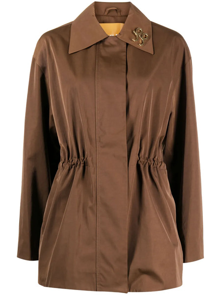  Rejina Pyo Rue Logo-plaque Jacket - Brown 