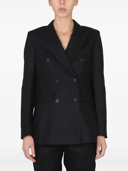 Remain Double-breasted Blazer - Black 