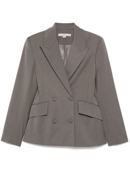  Remain Double-breasted Blazer - Grey 