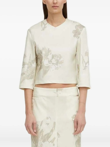  Remain Floral-print Top - Neutrals 