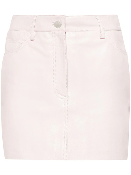  Remain Leather Mini Skirt - Pink 
