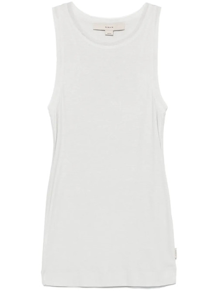  Remain Mesh-trim Tank Top - Grey 