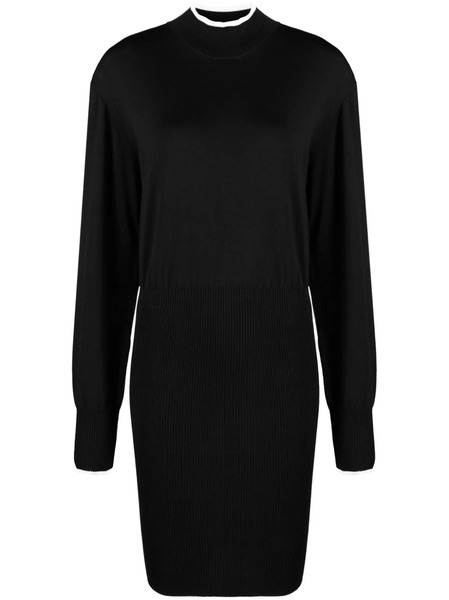  Remain Mock-neck Minidress - Black 