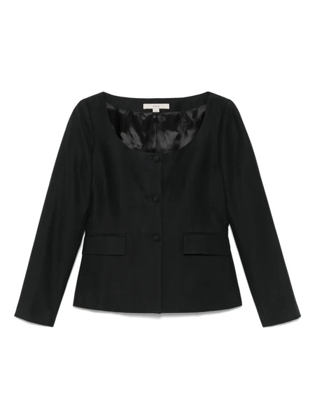  Remain Open-neck Jacket - Black 