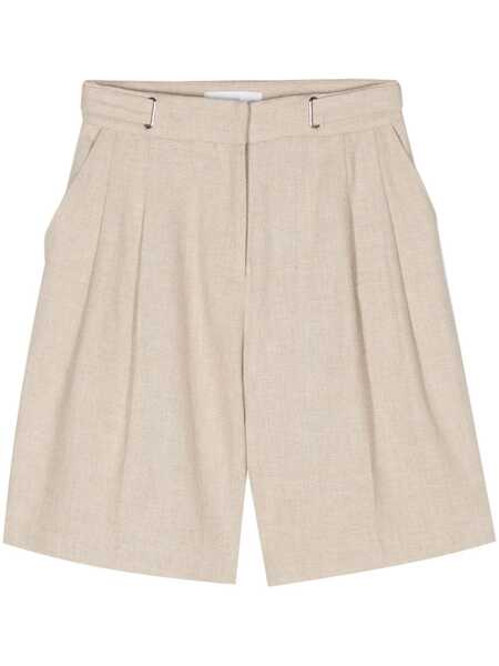  Remain Sorna Belted Shorts - Neutrals 