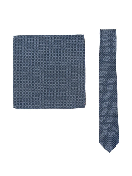  Remus Uomo Patterned Tie - Blue 