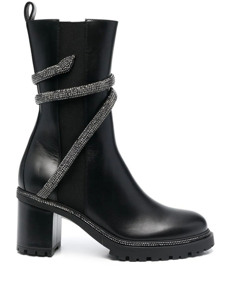  René Caovilla Cleo Embellished Chelsea Boots - Black 