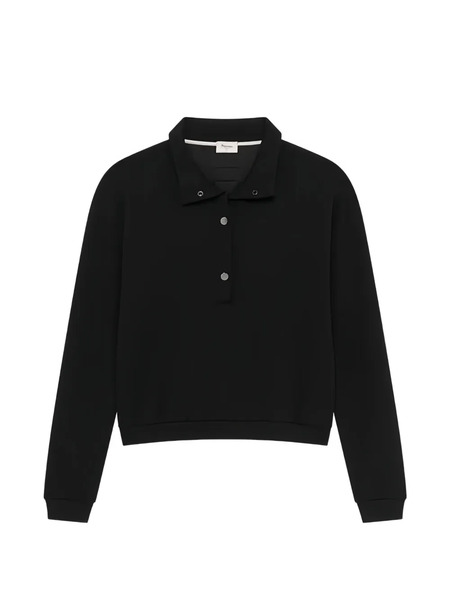  Repetto Ultra Soft Scuba Button Performance Top - Black 