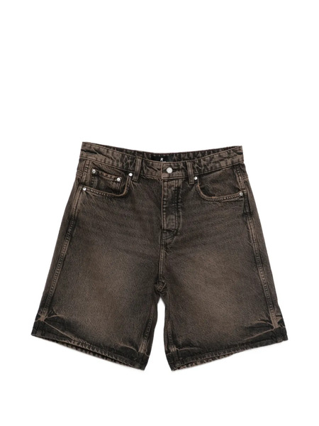  Represent Classic Denim Shorts - Brown 